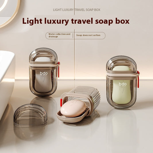 Portable Sealed Soap Box With Cover