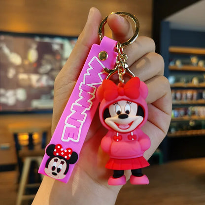 Disney Stitch Keychain - Cute Lilo & Stitch Keyrings, Durable Anime Keychains for Women Men Kids, Multi-Color Gift