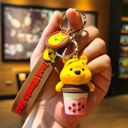 Disney Stitch Keychain - Cute Lilo & Stitch Keyrings, Durable Anime Keychains for Women Men Kids, Multi-Color Gift
