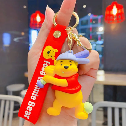 Disney Stitch Keychain - Cute Lilo & Stitch Keyrings, Durable Anime Keychains for Women Men Kids, Multi-Color Gift