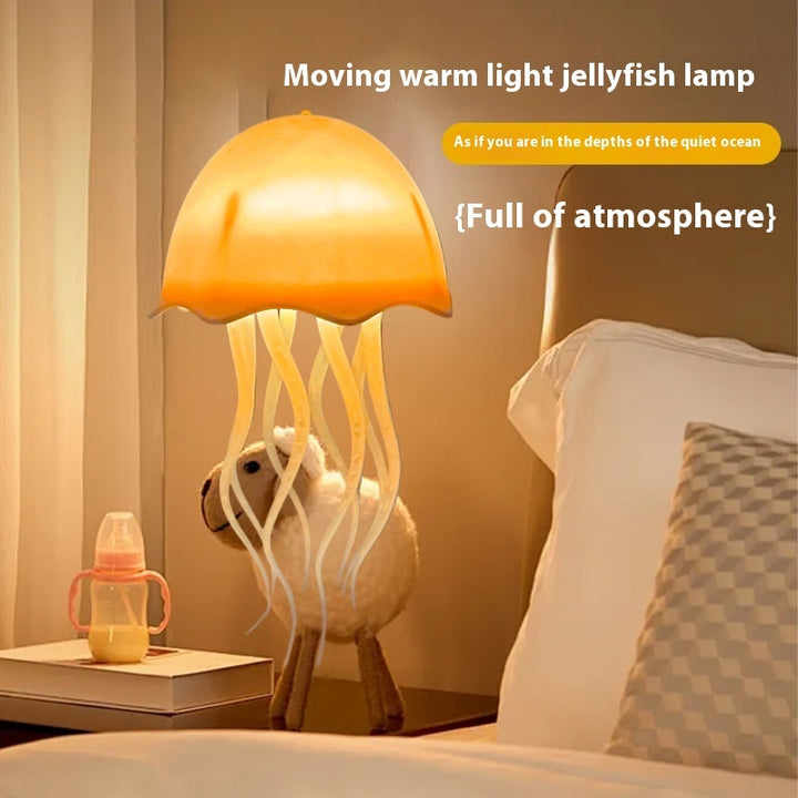 USB Jellyfish Voice Control Lamp