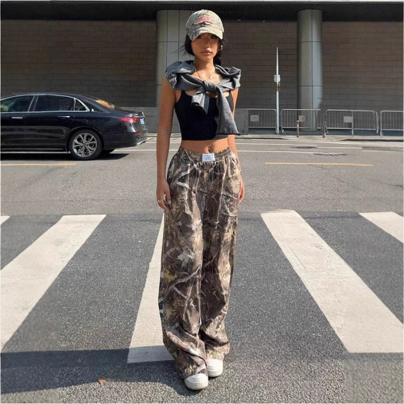 Y2K Camouflage Multi-pocket Cargo Pants