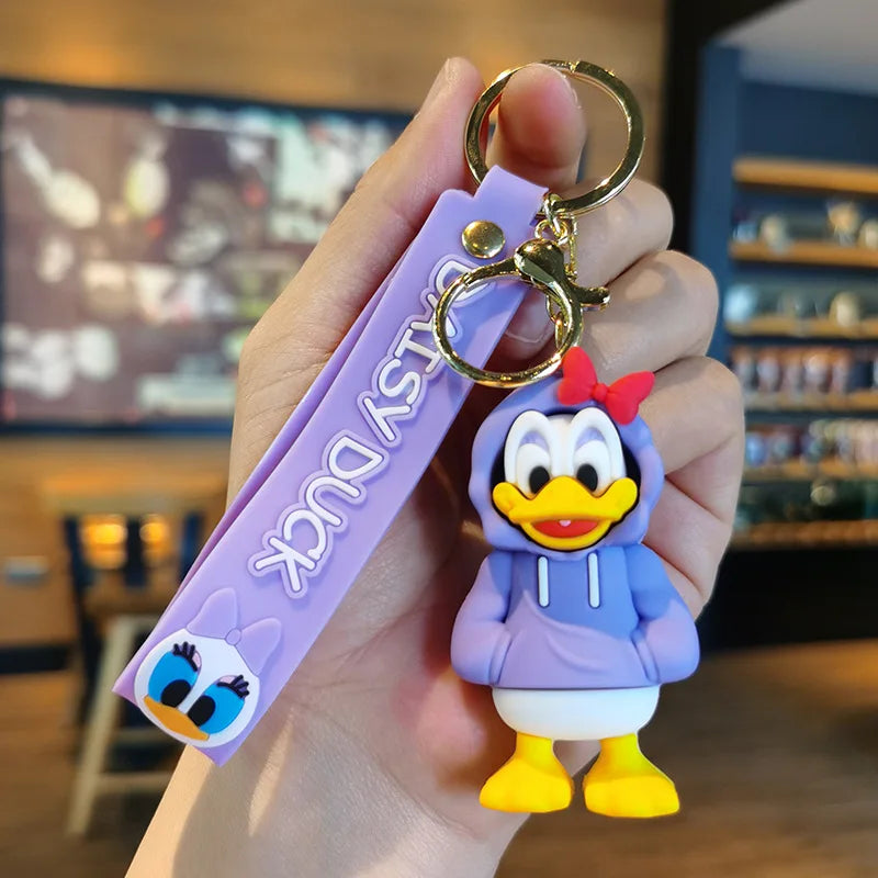 Disney Stitch Keychain - Cute Lilo & Stitch Keyrings, Durable Anime Keychains for Women Men Kids, Multi-Color Gift
