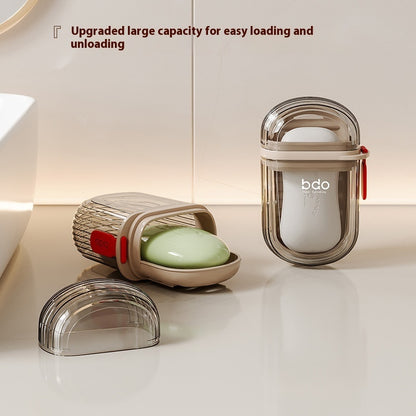 Portable Sealed Soap Box With Cover
