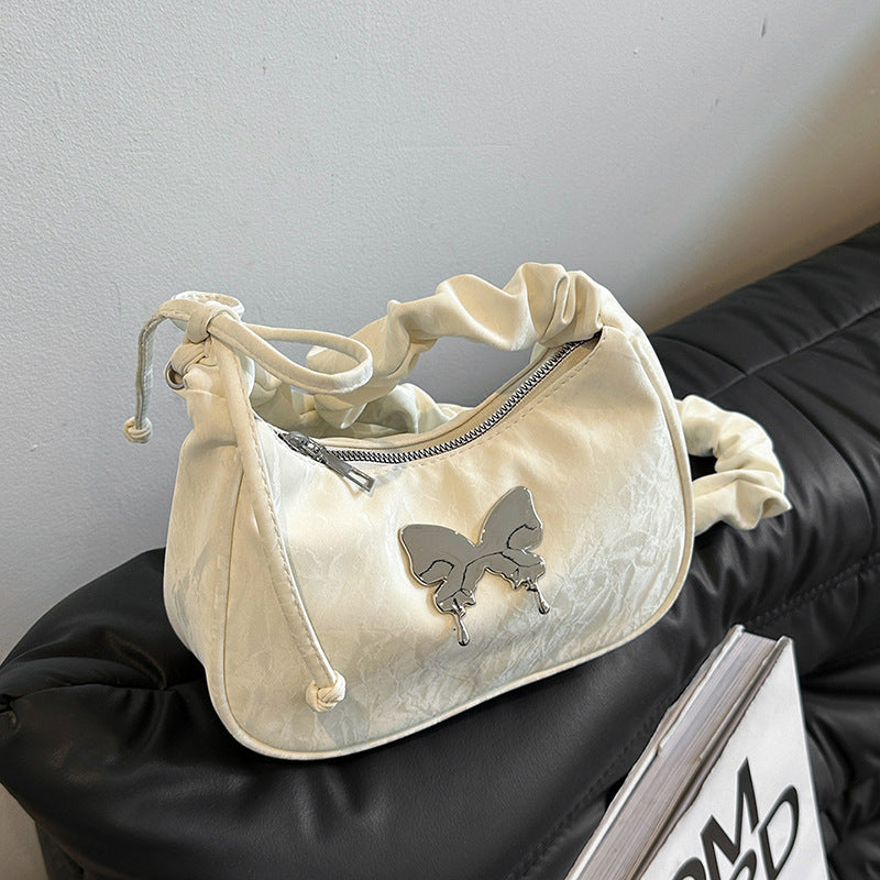 Casual Drawstring Bow Crossbody Bag
