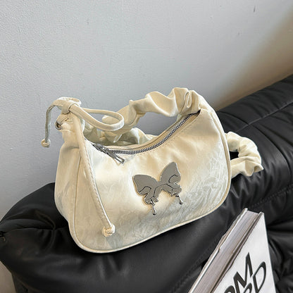 Casual Drawstring Bow Crossbody Bag