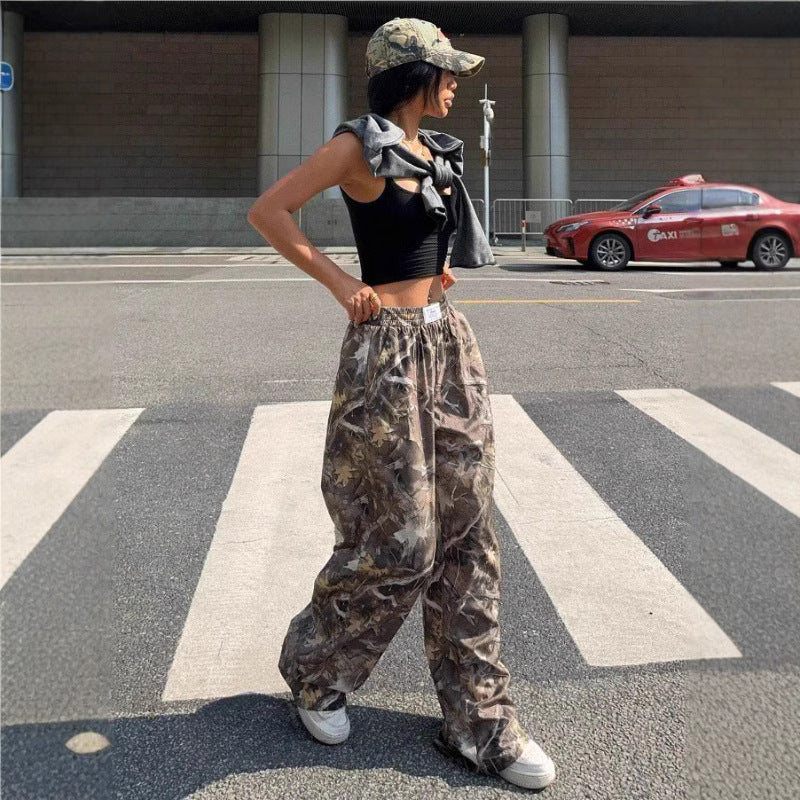 Y2K Camouflage Multi-pocket Cargo Pants