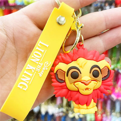Disney Stitch Keychain - Cute Lilo & Stitch Keyrings, Durable Anime Keychains for Women Men Kids, Multi-Color Gift