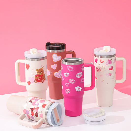 40 Oz Insulated Tumbler With Straw