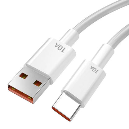 USB Type C Cable 120W 10A Fast Charging Wire Mobile Phone USB For Huawei P30 Xiaomi Realme Samsung Poco x6 USB C Data Cable Cord