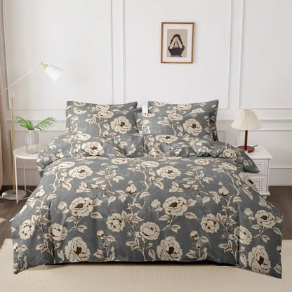 Printed Duvet Cover Pillow Set