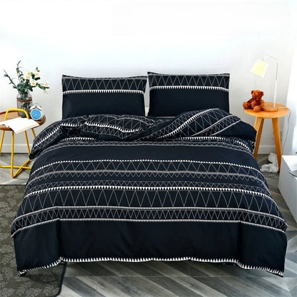 Printed Duvet Cover Pillow Set