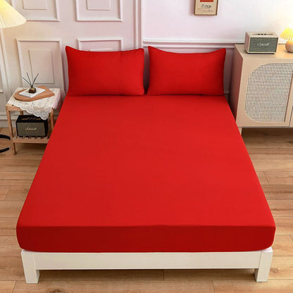 Cotton Fitted Sheet Pillow Case