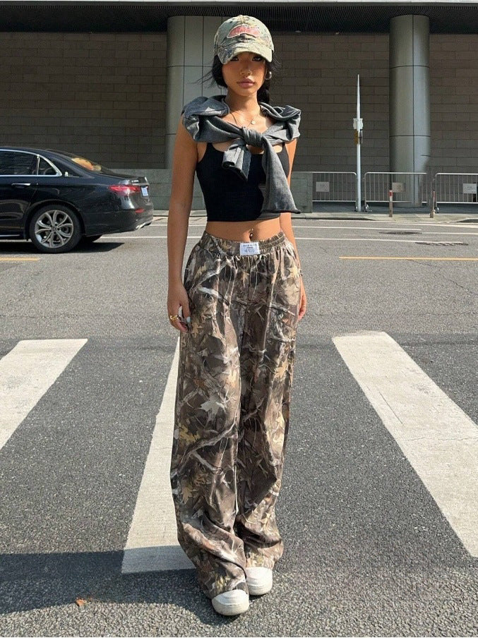 Y2K Camouflage Multi-pocket Cargo Pants