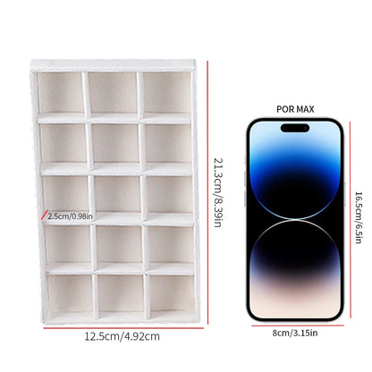 Velvet Jewelry Display Exquisite Jewellery Holder Portable Ring Earrings Necklace Organizer Storage Box Organizator Trays Beige