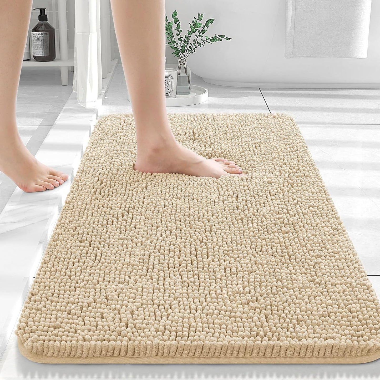 Non-slip Chenille Wool Floor Mat