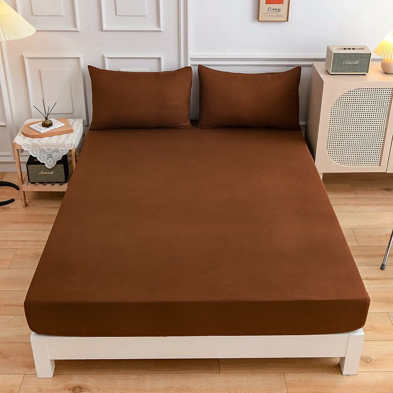 Cotton Fitted Sheet Pillow Case