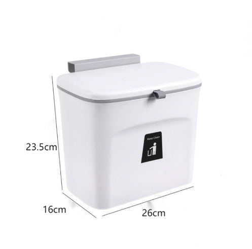 Wall-Hung Sliding Lid Trash Can