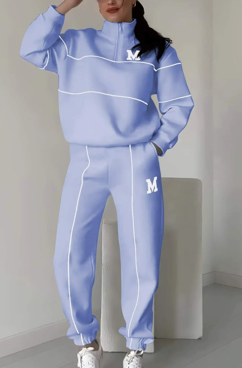 2-Piece Lounge Sweatshirt And Pants Set