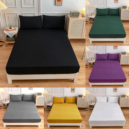 Cotton Fitted Sheet Pillow Case