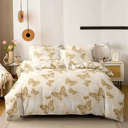 Printed Duvet Cover Pillow Set