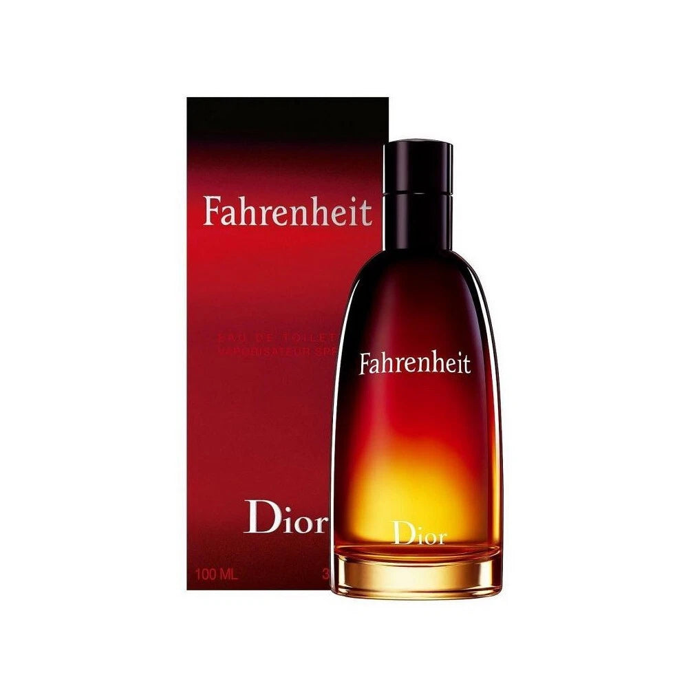 Dior Fahrenheit Eau de Toilette 100ml for Men – Luxury Woody Spicy Fragrance Spray Perfume