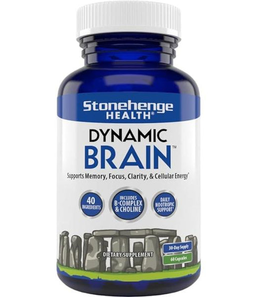 Dynamic Brain Stonehenge Health Supplement - 60 Capsules
